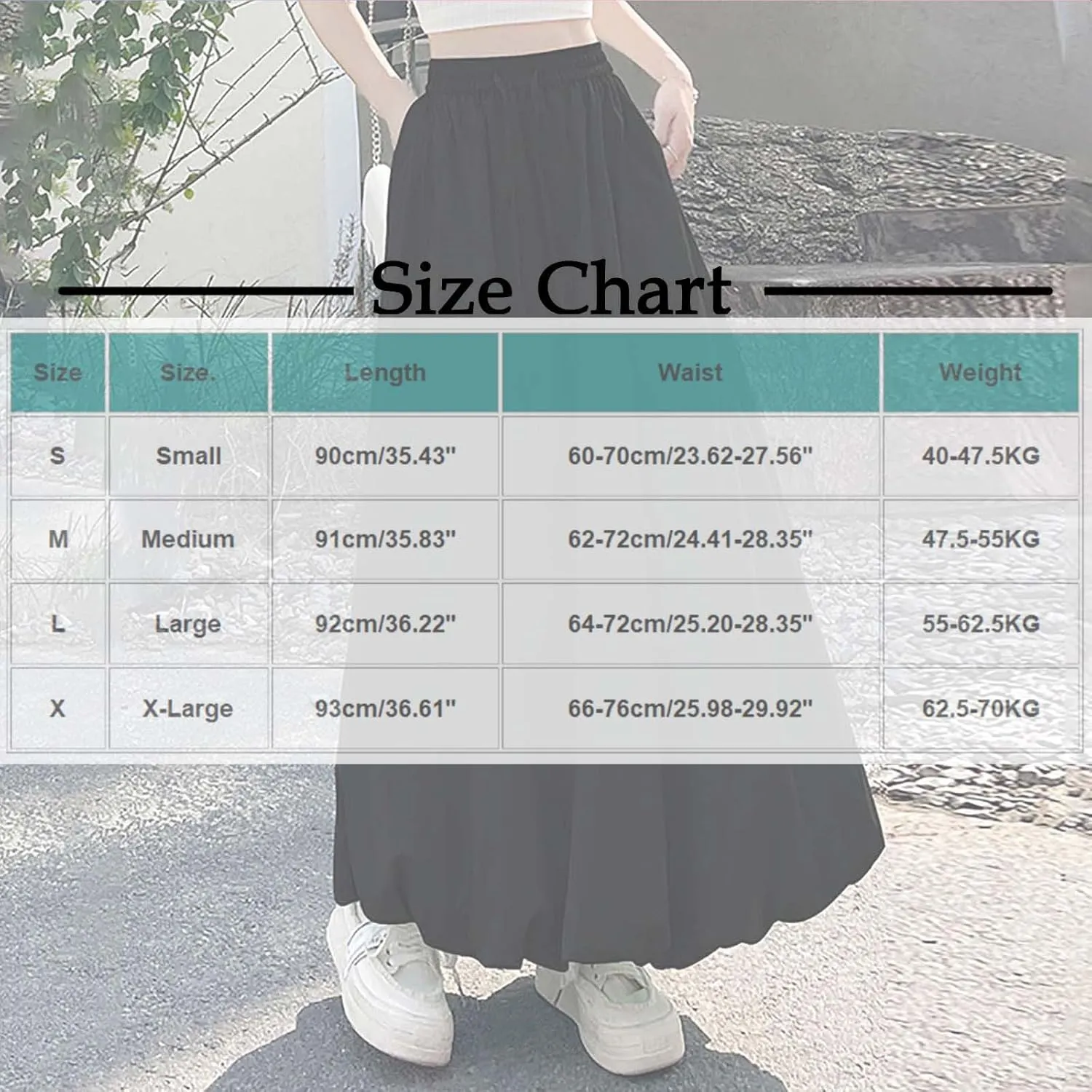 Xiaojmake Women's Casual Boho Maxi Skirt Elastic Waist Pleated A-Line Flowy Long Bubble Skirts Ankle Length Dance Skirt