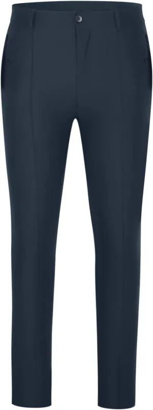 YUHGODO Men's High Waisted Stretch Pants Slim Fit Outdoor Straight Leg Trousers Business Skinny Work Pants